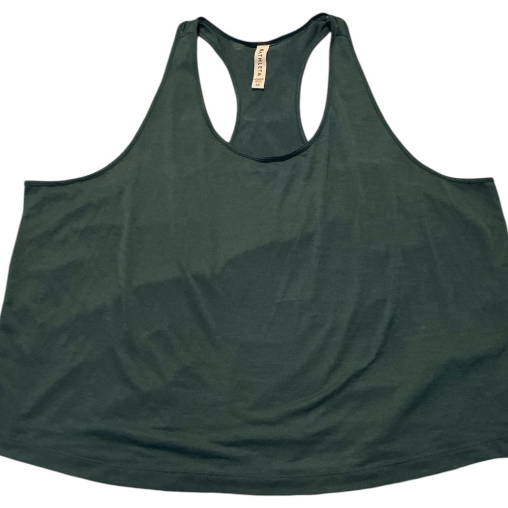 Women’s Athleta Ease In Tank Green Size 2X